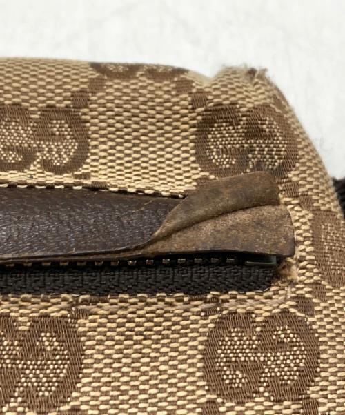 GUCCI（グッチ）GUCCI (グッチ) ウエストポーチ ブラウンの古着・服飾アイテム