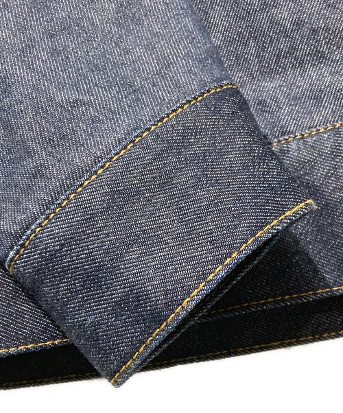 Jeanik（ジーニック）Jeanik (ジーニック) ワンウォッシュコットンブラックデニムジャケット ネイビー サイズ:Mの古着・服飾アイテム