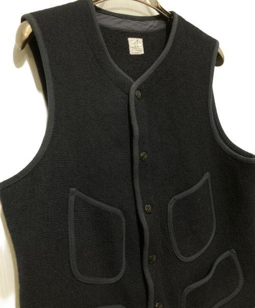 ANATOMICA（アナトミカ）ANATOMICA (アナトミカ) ビーチクロス ウールベスト ブラック サイズ:FREEの古着・服飾アイテム