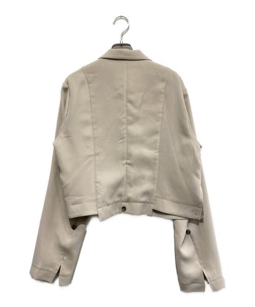 UN3D.（アンスリード）UN3D. (アンスリード) SHEER LAYERED JK ベージュ サイズ:38の古着・服飾アイテム