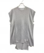 UN3D.アンスリード）の古着「SHEER SLEEVELESS KT TOP」｜グレー
