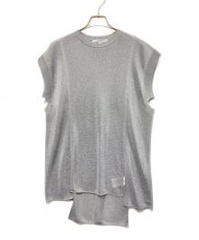UN3D.（アンスリード）の古着「SHEER SLEEVELESS KT TOP」｜グレー