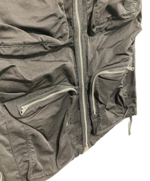 DIESEL（ディーゼル）DIESEL (ディーゼル) O-MIRTA-NLカーゴスカート ブラック サイズ:26の古着・服飾アイテム