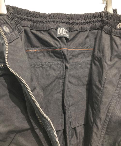 DIESEL（ディーゼル）DIESEL (ディーゼル) O-MIRTA-NLカーゴスカート ブラック サイズ:26の古着・服飾アイテム