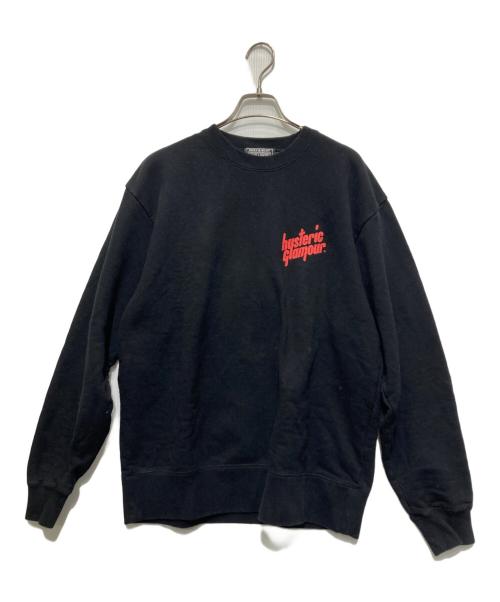 Hysteric Glamour（ヒステリックグラマー）Hysteric Glamour (ヒステリックグラマー) HYS ROCKERS スウェット ブラック サイズ:Lの古着・服飾アイテム