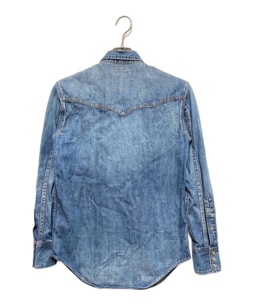 Saint Laurent Paris（サンローランパリ）Saint Laurent Paris (サンローランパリ) ウエスタンデニムシャツ インディゴ サイズ:Sの古着・服飾アイテム