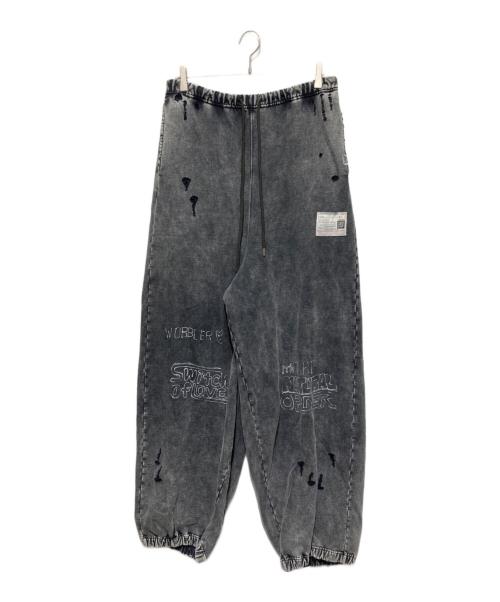 Maison MIHARA YASUHIRO（メゾン ミハラ ヤスヒロ）Maison MIHARA YASUHIRO (メゾン ミハラ ヤスヒロ) Bleached Pants ブラック サイズ:46の古着・服飾アイテム