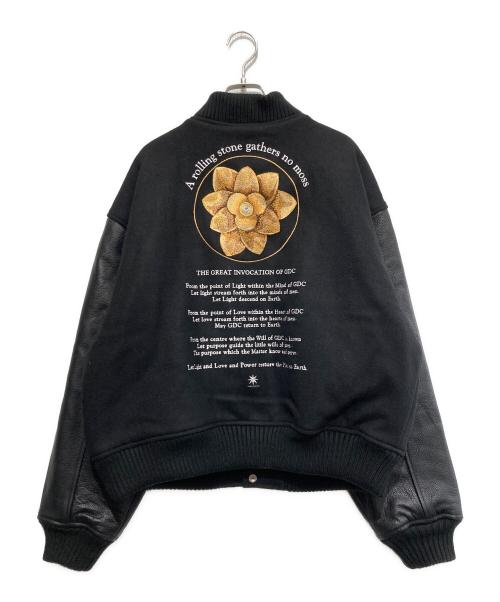 GDC（ジーディーシー）GDC (ジーディーシー) LOTUS stadium jumper ブラック サイズ:Mの古着・服飾アイテム