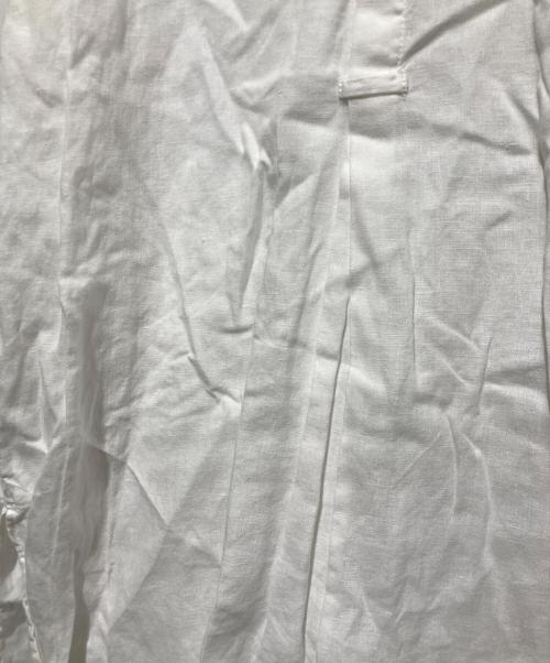 KAGURE（カグレ）kagure (カグレ) リネンチュニックシャツ ホワイト サイズ:FREEの古着・服飾アイテム