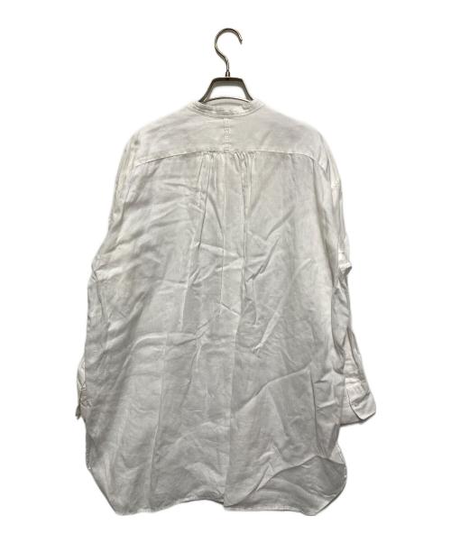 KAGURE（カグレ）kagure (カグレ) リネンチュニックシャツ ホワイト サイズ:FREEの古着・服飾アイテム