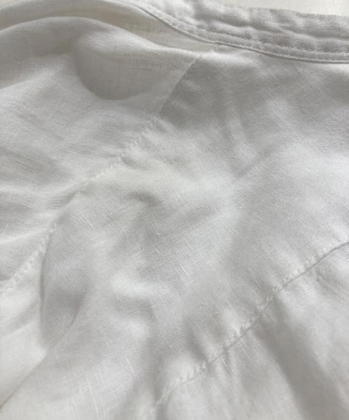 KAGURE（カグレ）kagure (カグレ) リネンチュニックシャツ ホワイト サイズ:FREEの古着・服飾アイテム