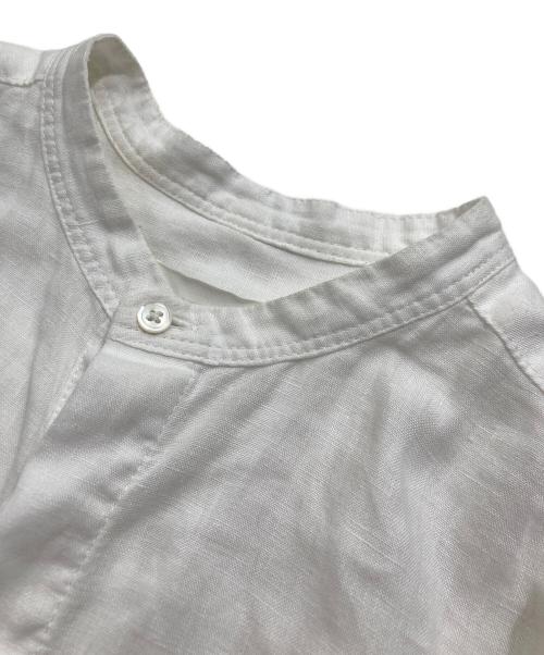 KAGURE（カグレ）kagure (カグレ) リネンチュニックシャツ ホワイト サイズ:FREEの古着・服飾アイテム