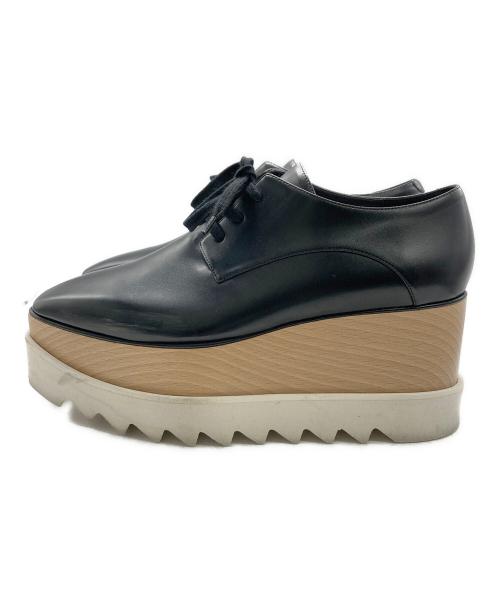 STELLA McCARTNEY（ステラマッカートニー）STELLA McCARTNEY (ステラマッカートニー) エリス プラットフォームシューズ ブラック サイズ:38の古着・服飾アイテム