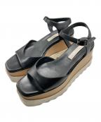 STELLA McCARTNEYステラマッカートニー）の古着「エリス プラットフォームサンダル」｜ブラック