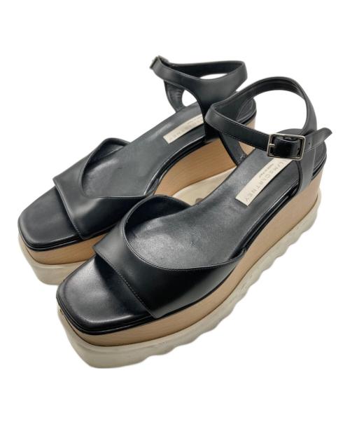 STELLA McCARTNEY（ステラマッカートニー）STELLA McCARTNEY (ステラマッカートニー) エリス プラットフォームサンダル ブラック サイズ:38の古着・服飾アイテム