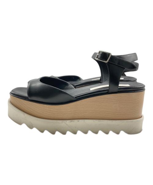 STELLA McCARTNEY（ステラマッカートニー）STELLA McCARTNEY (ステラマッカートニー) エリス プラットフォームサンダル ブラック サイズ:38の古着・服飾アイテム