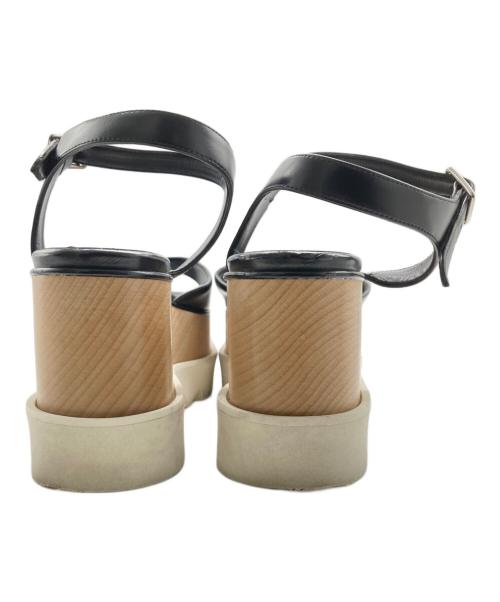 STELLA McCARTNEY（ステラマッカートニー）STELLA McCARTNEY (ステラマッカートニー) エリス プラットフォームサンダル ブラック サイズ:38の古着・服飾アイテム