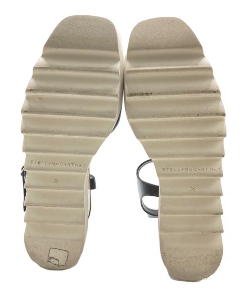 STELLA McCARTNEY（ステラマッカートニー）STELLA McCARTNEY (ステラマッカートニー) エリス プラットフォームサンダル ブラック サイズ:38の古着・服飾アイテム