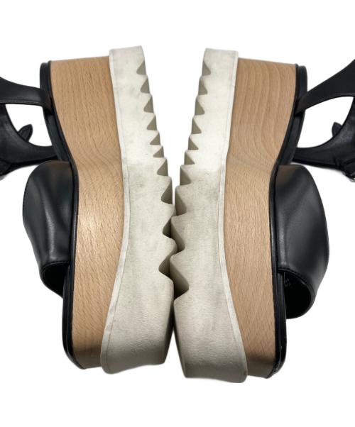 STELLA McCARTNEY（ステラマッカートニー）STELLA McCARTNEY (ステラマッカートニー) エリス プラットフォームサンダル ブラック サイズ:38の古着・服飾アイテム