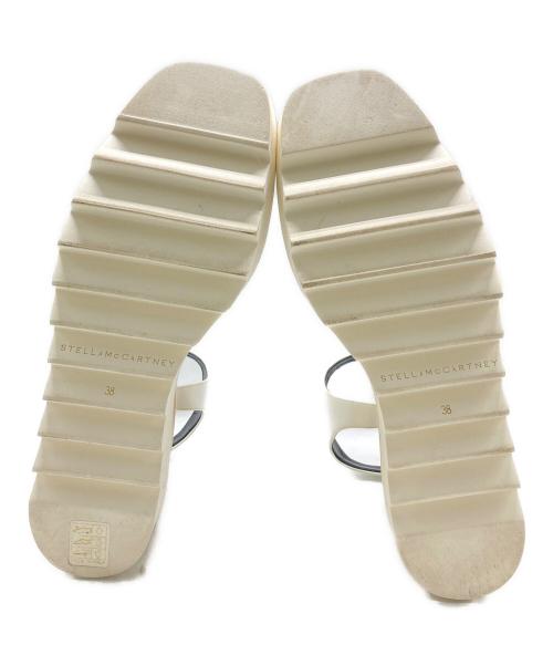 STELLA McCARTNEY（ステラマッカートニー）STELLA McCARTNEY (ステラマッカートニー) エリス プラットフォームサンダル ホワイト サイズ:38の古着・服飾アイテム