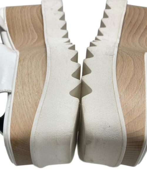 STELLA McCARTNEY（ステラマッカートニー）STELLA McCARTNEY (ステラマッカートニー) エリス プラットフォームサンダル ホワイト サイズ:38の古着・服飾アイテム