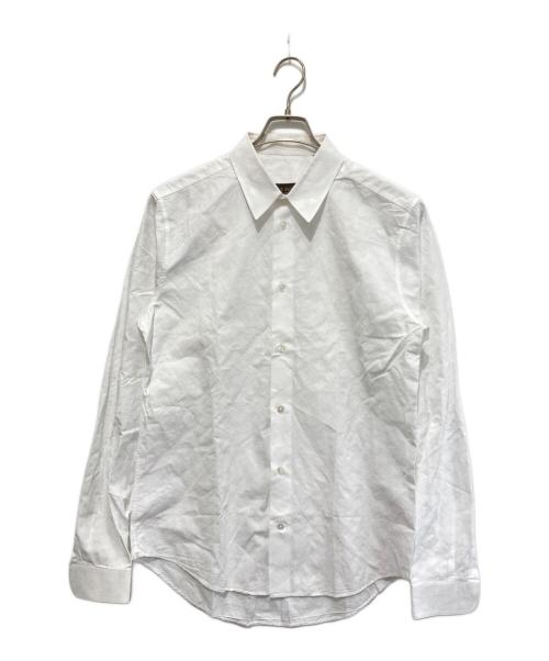LOUIS VUITTON（ルイ ヴィトン）LOUIS VUITTON (ルイ ヴィトン) ジャガードモノグラム長袖シャツ ホワイト サイズ:Lの古着・服飾アイテム