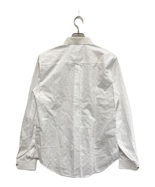LOUIS VUITTON（ルイ ヴィトン）LOUIS VUITTON (ルイ ヴィトン) ジャガードモノグラム長袖シャツ ホワイト サイズ:Lの古着・服飾アイテム