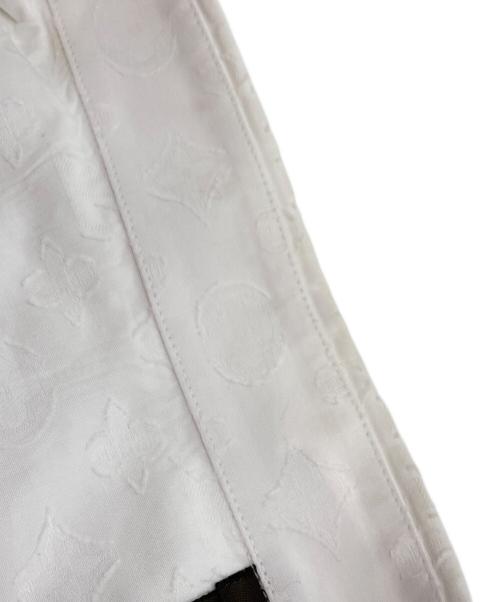 LOUIS VUITTON（ルイ ヴィトン）LOUIS VUITTON (ルイ ヴィトン) ジャガードモノグラム長袖シャツ ホワイト サイズ:Lの古着・服飾アイテム