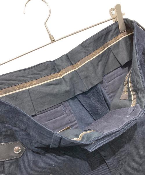 LOUIS VUITTON（ルイ ヴィトン）LOUIS VUITTON (ルイ ヴィトン) コーデュロイパンツ ネイビー サイズ:44の古着・服飾アイテム