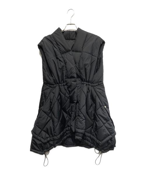 maison de dolce（メゾンドドルチェ）maison de dolce (メゾンドドルチェ) キルティングベスト ブラック サイズ:FREEの古着・服飾アイテム