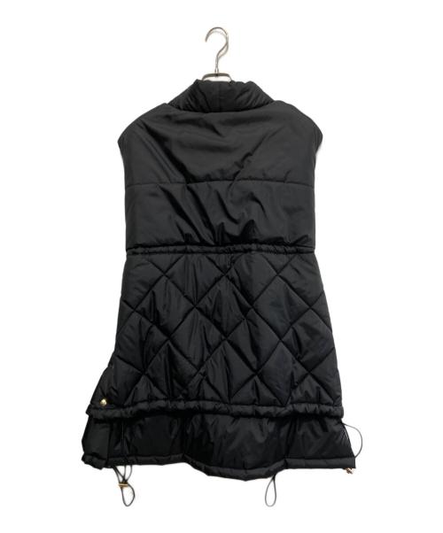 maison de dolce（メゾンドドルチェ）maison de dolce (メゾンドドルチェ) キルティングベスト ブラック サイズ:FREEの古着・服飾アイテム