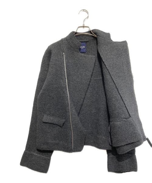 45R（フォーティファイブ・アール）45R (フォーティファイブ・アール) メルトンライダースジャケット グレー サイズ:2の古着・服飾アイテム