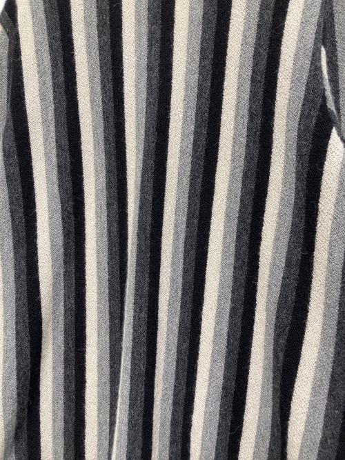 RAffa MOLINA（ラファモリーナ）RAffa MOLINA (ラファモリーナ) ストライプカーディガン ホワイト×ブラック サイズ:Mの古着・服飾アイテム