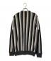 RAffa MOLINA (ラファモリーナ) ストライプカーディガン ホワイト×ブラック サイズ:M：8000円