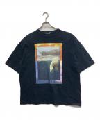 GROUND Yグラウンドワイ）の古着「プリントTシャツ」｜ブラック