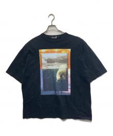 GROUND Y（グラウンドワイ）の古着「プリントTシャツ」｜ブラック