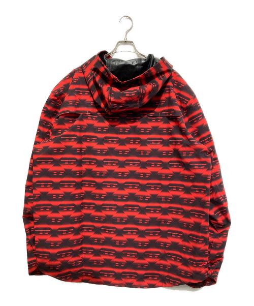 DIESEL（ディーゼル）DIESEL (ディーゼル) Amwt-Vozley-Wt25 Rain Jacket レッド×ブラック サイズ:不明の古着・服飾アイテム
