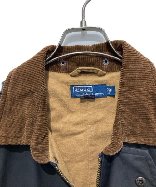 POLO RALPH LAUREN（ポロ・ラルフローレン）POLO RALPH LAUREN (ポロ・ラルフローレン) オイルドジャケット ブラック サイズ:Mの古着・服飾アイテム