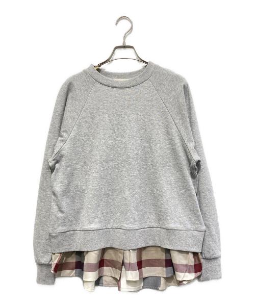 CRESTBRIDGE（クレストブリッジ）CRESTBRIDGE (クレストブリッジ) スウェット グレー サイズ:Mの古着・服飾アイテム