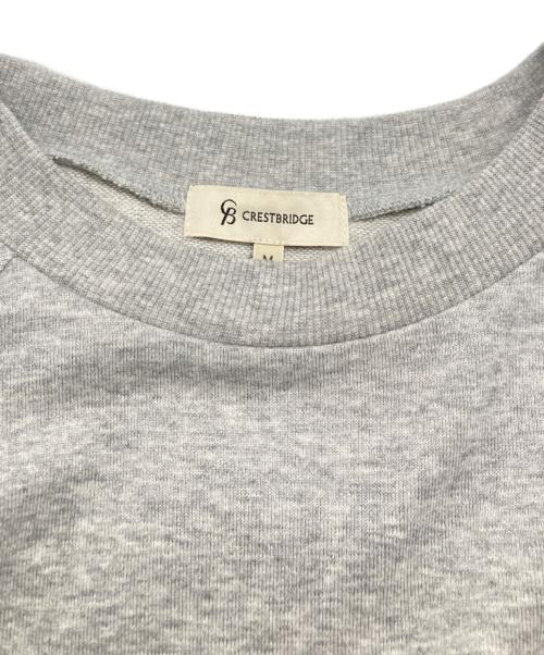 CRESTBRIDGE（クレストブリッジ）CRESTBRIDGE (クレストブリッジ) スウェット グレー サイズ:Mの古着・服飾アイテム