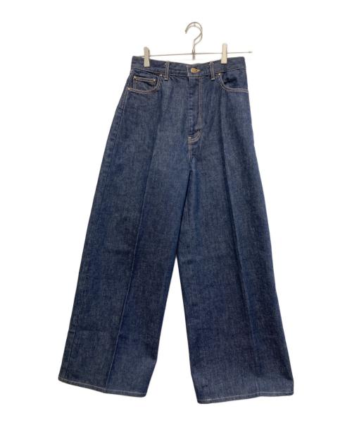 YORI（ヨリ）yori (ヨリ) Janeワンウォッシュデニム インディゴ サイズ:40の古着・服飾アイテム