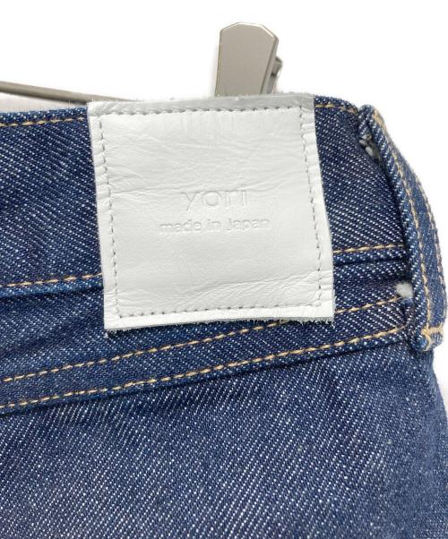YORI（ヨリ）yori (ヨリ) Janeワンウォッシュデニム インディゴ サイズ:40の古着・服飾アイテム