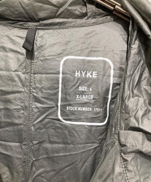 HYKE（ハイク）HYKE (ハイク) MICRO RIPSTOP TYPE M-51 FIELD PARKA/ナイロンコート グレー サイズ:XLの古着・服飾アイテム
