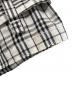 中古・古着 BURBERRY BLACK LABEL (バーバリーブラックレーベル) チェックコート ホワイト×ブラック サイズ:38：8000円