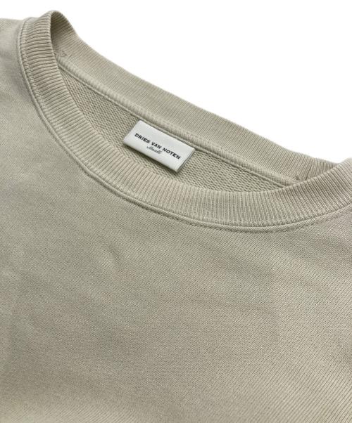 DRIES VAN NOTEN（ドリスヴァンノッテン）DRIES VAN NOTEN (ドリスヴァンノッテン) クルーネックスウェット ベージュ サイズ:Sの古着・服飾アイテム