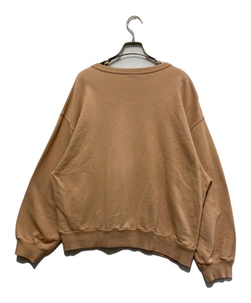 DRIES VAN NOTEN（ドリスヴァンノッテン）DRIES VAN NOTEN (ドリスヴァンノッテン) クルーネックスウェット ブラウン サイズ:FREEの古着・服飾アイテム