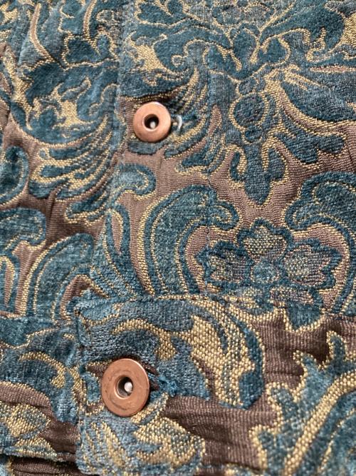 MONITALY（モニタリー）MONITALY (モニタリー) ゴブランジャケット グリーン×ブラウン サイズ:Mの古着・服飾アイテム