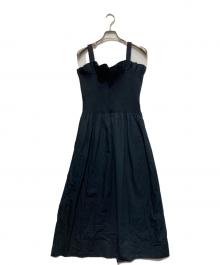 MM6 Maison Margiela（エムエムシックスメゾンマルジェラ）の古着「16SS POPLIN DRESS」｜ブラック