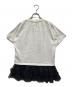 MM6 Maison Margiela (エムエムシックスメゾンマルジェラ) 切替カットソー ブラック×ホワイト サイズ:S：5000円