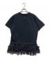 MM6 Maison Margiela (エムエムシックスメゾンマルジェラ) 切替カットソー ブラック サイズ:M：6000円